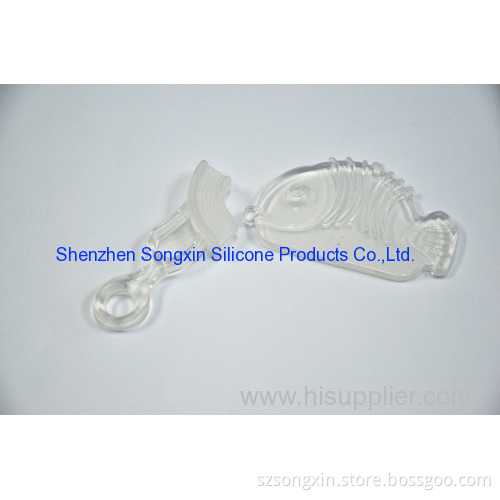 Factory Direct Supply 100% Liquid Silicone Baby Teether 